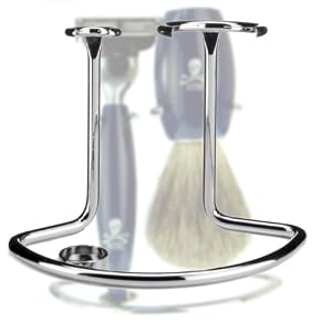 The Bluebeards Revenge Privateer Collection Brush and Razor Stand Chrome - Image 2