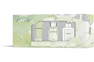 Zinnia Classic Estuche De Regalo Para Mujer Edt 100ml + Body Lotion 100ml + Crema Manos 75ml, color Verde, 100 ml