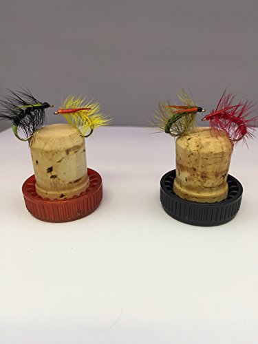 BestCityFly Fishing 32 Caddis Snatchers + FREE FLY BOX Size 10-12 32 Flies #327