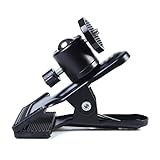 Es hat Gummikappen auf der Klemme, um Ihre teure Fotoausrüstung zu schützen.