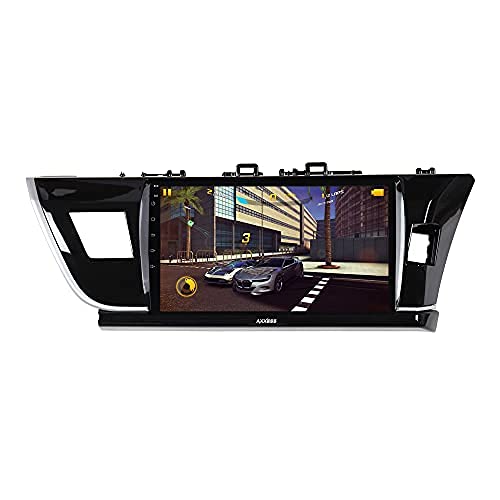 Axxess Android 9.0 Touchscreen Double in car Stereo Player with Navigation/GPS/WiFi/Bluetooth/ful hd 1080p (2gb/16gb ROM) Compatible for Toyota altis 2017-19