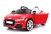 Produktbild RIRICAR Audi TT RS Elektrisches Auto für Kinder, Rot, Original lizenziert, batteriebetrieben, Öffnungstüren, Ledersitz, 2X Motor, 12 V Batterie, 2.4 Ghz Fernbedienung, Soft Eva Räder, Glatter Start