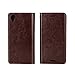 Produktbild Sony Xperia X Performance Hülle, DENDICO Premium Flip Leder Brieftasche Handyhülle, Kartenfach / Standfunktion / Magnetverschluss Wallet Tasche Schutzhülle Anti-Shock Etui für Samsung Sony Xperia X Performance - Braun