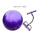 Produktbild YJQZHL Yoga Ball + Rally, Kind Erwachsene Gymnastikball Anfänger Balance Ball Schwangere Frauen Geburt Ball Rutschfest (Farbe : #3, größe : 65cm)