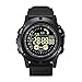 Price comparison product image Multi-Function Men Smart Watch, Sport Military Style LED Digital Fashionable Watch, Waterproof Bluetooth Fitness Tracker with Blood Pressure Heart Rate Monitor Pedometer Call Reminder Remote Camera Mu