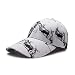 Produktbild Cap Baseball Kappe Männer Frau Verlängerung der Schirmmütze Draussen Sport und Reisen Unisex Einstellbar,White,OneSize