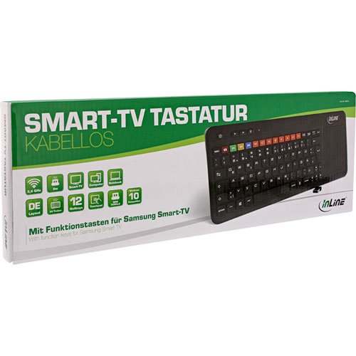 InLine 55376 Kabellose Smart-TV Tastatur schwarz - 4