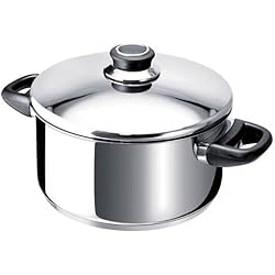 Beka -12031204 Polo Faitout + Couvercle en acier inoxydable 20 cm