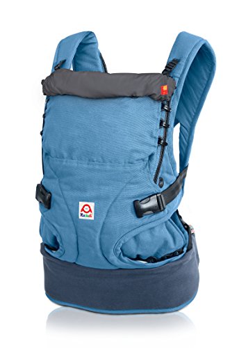 Ruckeli Babytrage Organic Cotton - Blue and Grey
