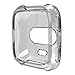 Produktbild Tasche für Fitbit ,BEETEST Transluzente TPU Smart Watch Protector Schutzhülle Cover Shell Staubdicht Anti-Kratz Zubehör für Fitbit Versa Smart Watch Grey