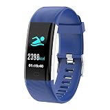 Smart Watch (Bluetooth) für iOS und Android, F07 Plus Aktivitätstracker- Stilvolles Design- Fitness Tracker mit Pulsmesser, Wasserdichte Schrittzähler Uhr mit Schlaf Monitor