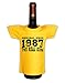 Produktbild Mini T-Shirt Original Since 1987 The real King Flaschenüberzieher als Geschenk für das Geburtstagskind zum 32. Geburtstag