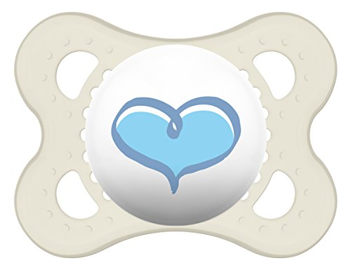 MAM 667343 – Original Silikon I love mummy 0-6, Doppelpack - 3
