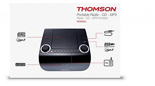 Thomson RCD300U - Radio con Lector de CD y Mp3