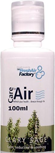 FRAGRANCE FOR AIR PURIFIER - CareforAir Clary Sage Fresh Herbal Scent 100 ml - USE IN REVITALIZERS, IONIZERS, HUMIDIFIERS - 100% Product Satisfaction Guarantee