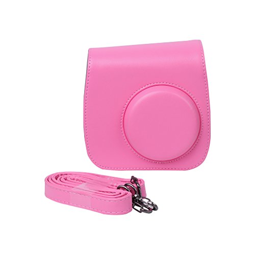 Preisvergleich Produktbild logres Instax Mini 8 / 9 Kamera Kunstleder Schultergurt Schutzhülle Tasche für Fujifilm logres