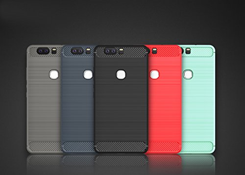 Honor 8 HÃ¼lle, IVSO Ultra Slim Silikon RÃ¼ckseite SchutzhÃ¼lle fÃ¼r Honor 8 Smartphone (13,2 cm (5,2 Zoll) ,Slim Schwarz