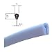Produktbild Eutras Kantenschutz KSO4004 SILBERGRAU 0,4 -1,5 mm Kantenschutzprofil Kederband Keder U-profil Kantengummi schutzleiste zierleiste Fassungsprofil Klemmprofil Klemmleiste lexan karosserie modellbau