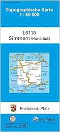 TK50 L6110 Simmern Hunsrück : Topographische Karte 1:50000 TK50 L6110 Simmern Hunsrück : Topographische Karte 1:50000