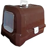 Katzentoilette Katzenklo Haubentoilette LUXOR 54 x 42 x 41 cm schokobraun