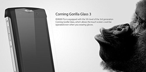 Blackview BV8000 Pro Smartphone,5.0 Pollici Display Android 7.0 4G Telefono Cellulare,IP68 Waterproof /Dustproof /Shockproof Moible Phone,MTK6757 Octa-core 2.6GHz,6GB RAM + 64GB ROM,16.0MP+8.0MP Dual Camera,Dual Sim 4180mAh Batteria,Gesture Wakeup,WiFi/Hotkont/GPS/OTG/ OTA/NFC Cellulare - Grigio