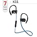 Produktbild BluetoothKopfhörerdrahtlose BluetoothKopfhörer Kopfhörer Sport Kopfhörer Sweatproof Headset Stereo Blutooth Kopfhörer Mit Mikrofon Für Phonek11Blue11H