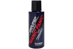 Manic Panic After Midnight Amplified Creme, Vegan, Cruelty Free, Blue Semi Permanent Hair Dye 118ml
