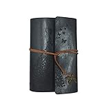 El diario hecho a mano está hecho de cuero de búfalo de agua suave y resistente, con un encanto rústico, y con ese hermoso olor a cuero, el estilo antiguo le da una sensación de antaño para ayudar a inspirar su escritura.