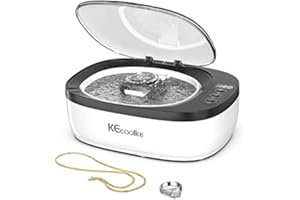 Ultraschallreinigungsgerät Ultraschallreiniger Ultraschallgerät KECOOLKE 750ml Sonic Cleaner mit digitalem Timer für Brillen, Ringe, Münzen, Fingerringe, Geld, Zahnersatz