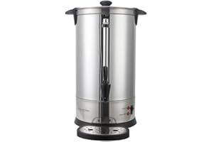 DYNASTEEL Percolateur Professionnel à Café 7 L avec Filtre Permanent - 48 Tasses