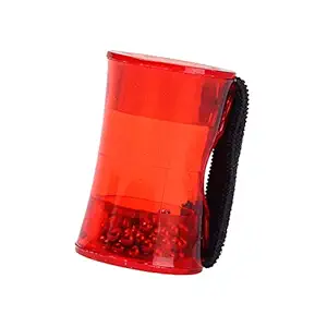 Street27 Plastic Sand Shaker Hammer Rhythm Finger Ring for Guitar Ukulele Bass Parts Red