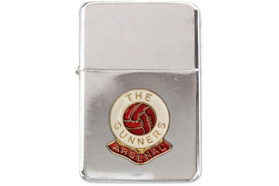 Knight Arsenal football club stormproof petrol lighter
