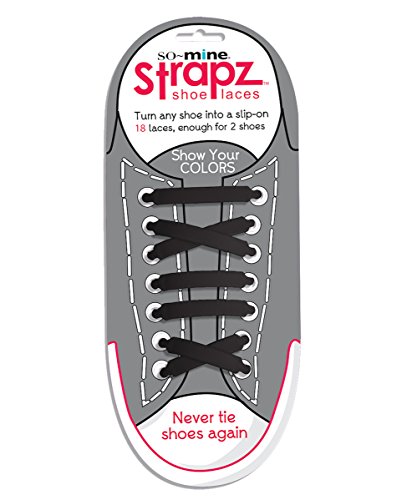 Preisvergleich Produktbild Strapz no-tie Silikon Schnürsenkel schwarz