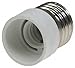 Produktbild 2er Set Leuchtmitteladapter Lampensockel E14 - E27, E14 - GU10, E27 - E14, E27 - GU10, GU10 - E14, GU10 - E27 (E27 auf E14)