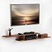 Produktbild Eeayyygch schwebendes Regal, Wandhalterung, TV-Schrank, Wand-Hintergrund, Aufbewahrungsregal für DVD-Player, Sat-TV, Wohnzimmer, Schlafzimmer (Farbe: Walnuss) Black Walnut