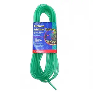 Penn-Plax Deluxe Silicone Flexible Airline Tubing for Aquariums, 3/16-Inch