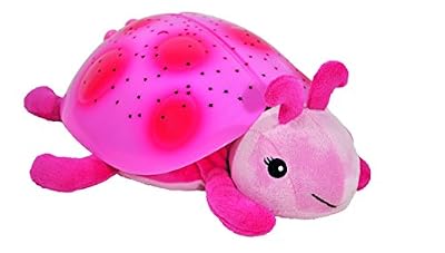 cloud b veilleuse coccinelle twilight, rose