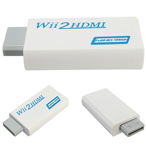 HDMI Konverter Adapter, ELEGIANT Wii auf HDMI Full HD 1080p Video-Konverter, 3,5 mm Audiobuchse - 4