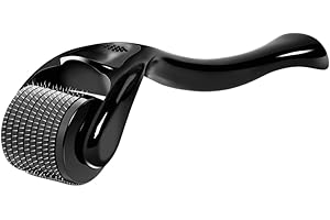 GENERIC Derma Roller for Hair Growth | Microneedling Skin Roller for Face Body Scalp | 540 0.5mm Titanium Needles | Skin Care Microneedle Roller for Men Women Safe & Easy to Use (0.5mm)