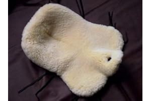 FÖRSTER-FELLNEST Fourrure D'Agneau Véritable Selle Western - Housse de Selle Western Sattelsitzbezug avec Corne Ouverture de Corne