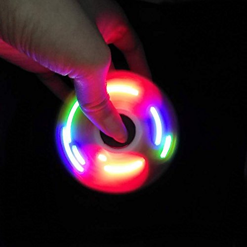 SeOST Fidget Hand Spinner Stress Reducer High Speed Colorful LED Bearing Fidget Toy EDC Fingertips Anti Stress Educational Autism ADHD Rotation Focusing Toys for Kids & Adults SeOST Fidget Hand Spinner Stress Reducer High Speed Colorful LED Bearing Fidget Toy EDC Fingertips Anti Stress Educational Autism ADHD Rotation Focusing Toys for Kids & Adults