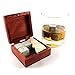 Produktbild Whisky Steine Set by Fergus McLean - 6 Kühlsteine in eleganter Holzbox