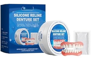 Prothèse Dentaire Silicone Bikenda Pour Hommes 2.0 Et Femmes, Fine Design Comfortable Fit Quickly Improve the Beautyof Your Smile (1 Appareil Dentaire Supérieur)