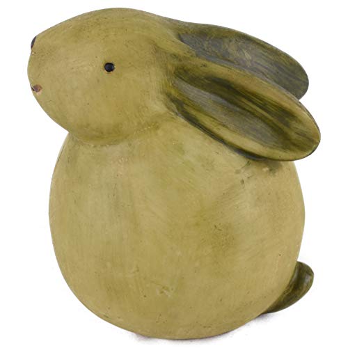 Dadeldo Living & Lifestyle Hase Cosy Figurine décorative en résine Marron Pâques