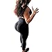 Produktbild Damen Sport Leggings Yoga Pants,Damenmode Training Leggings Fitness Sport Gym Running Yoga Sporthose (Black, M)