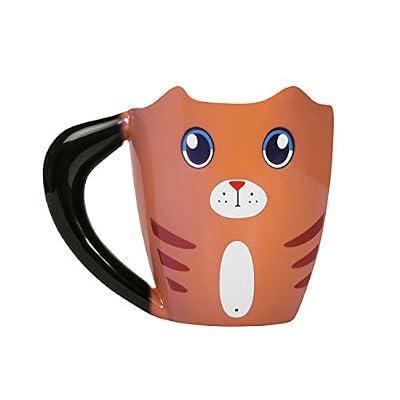 thumbsUp! - 1001557 - Black to Ginger Cat Mug Tasse Chatte Céramique Noir/Marron 275ml