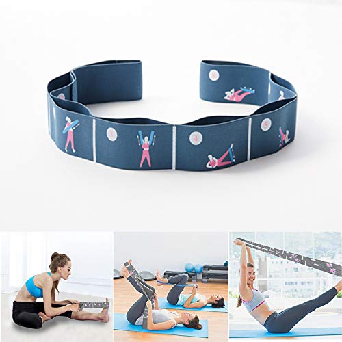 Sotical Bandas Elasticas de Fitness, Yoga Correa/Cintas Elasticas Musculacion/Loop Resistance Bands para Yoga, Entrenamiento de Fuerza, Pilates (Azul) (Azul)