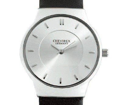 Preisvergleich Produktbild Chevirex Herrenarmbanduhr, Lederarband