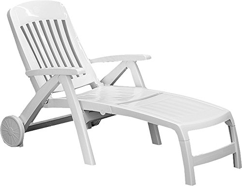 Preisvergleich Produktbild Sieger Klapp-Rollliege ''Comtesse'' weiß 839 / W