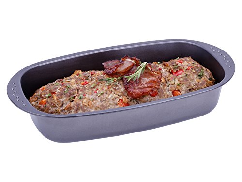 chg 3444-03 Brotbackform, antihaftbeschichtet, anthrazit / metallic, 37 x 20 x 7 cm - 5